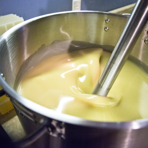 Oils Mixing in Soap Making