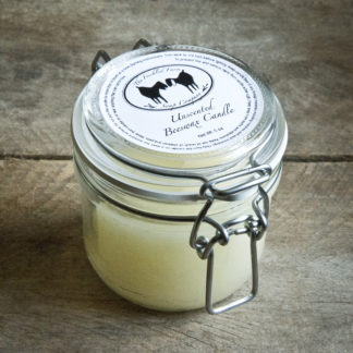 Unscented Beeswax Candle